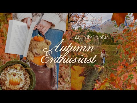 Day in the Life of an Autumn Enthusiast 🍂🎃 pumpkin spice in a pumpkin, peak foliage & a night train