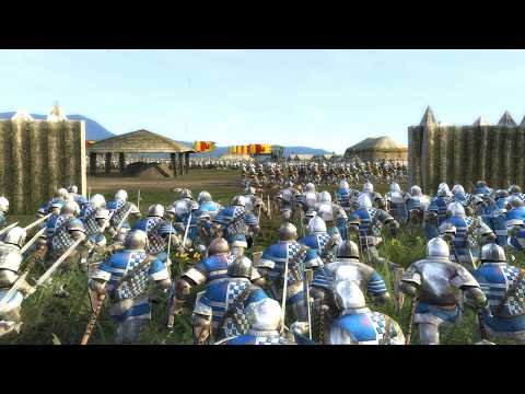 Brutal Medieval Fort Battle! Insanely Close - 2v1 Siege | Medieval 2 Total War Online Battle