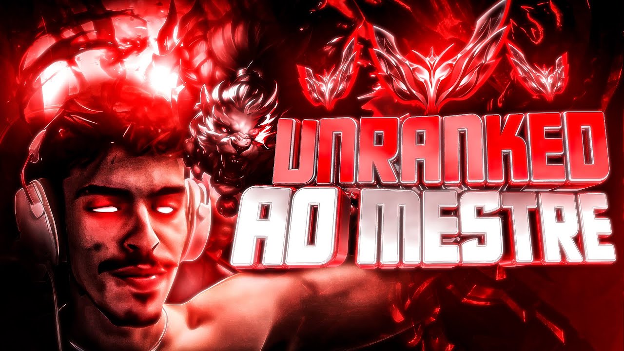 UNRANKED AO MESTRE COMPLETO EM 1 VÍDEO (tutorial como jogar de rengar)