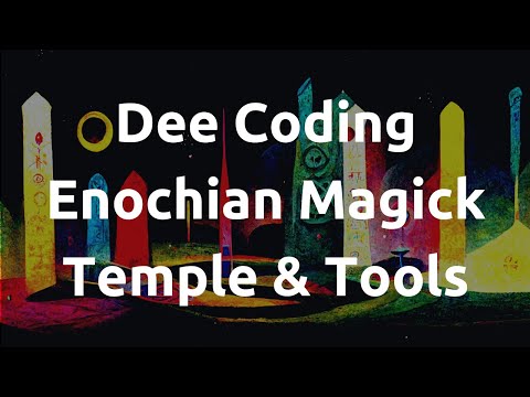 Enochian Magick Temple and Tools | The Dee Code