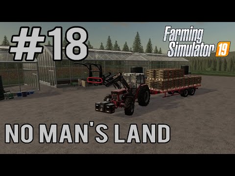 Building Greenhouses! || No Man's Land #18  Timelapse || Let's Play || FS19