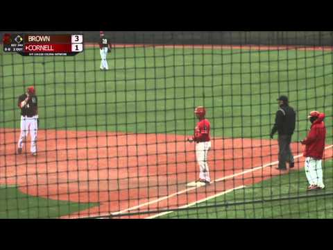 Highlights: Cornell Baseball vs. Brown - Game 2 - 3/30/15