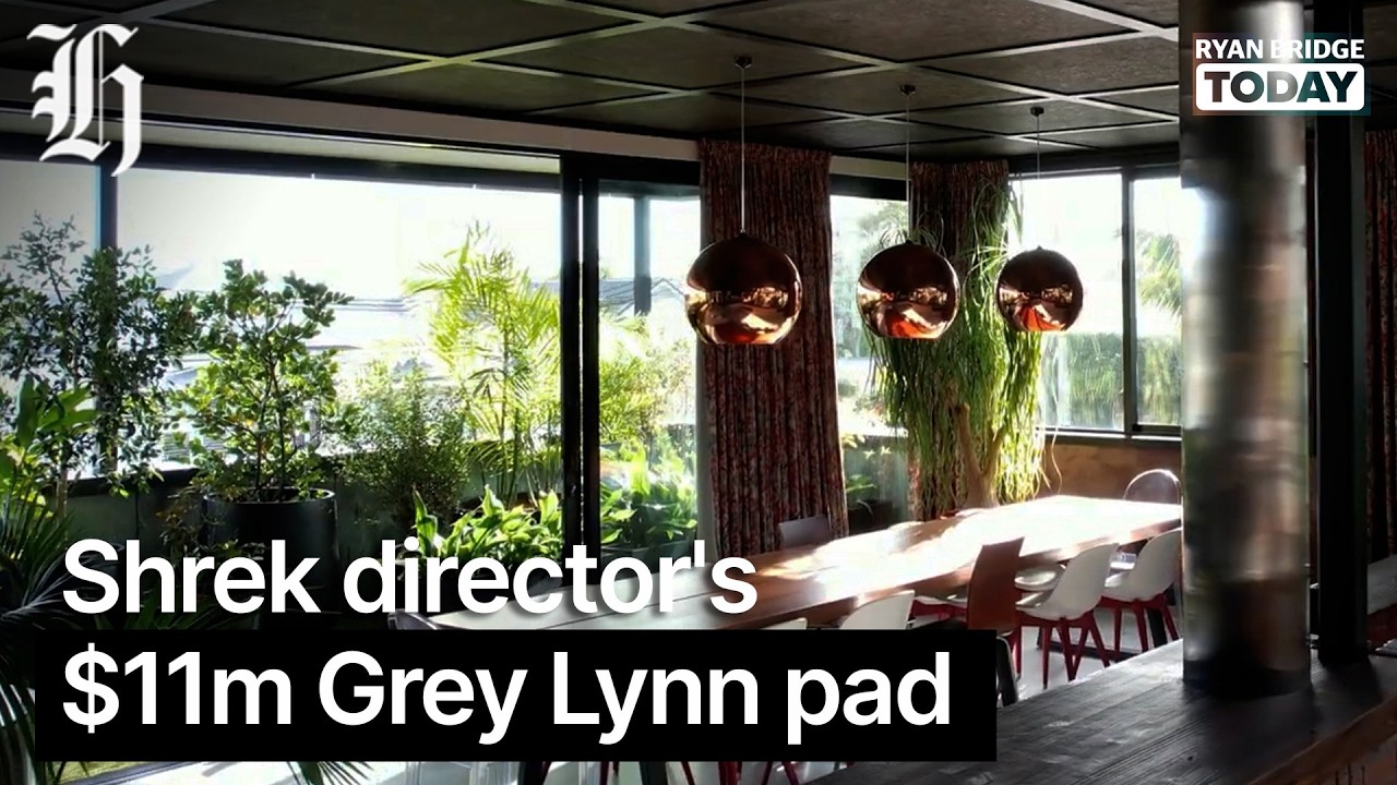 Shrek director's luxury Grey Lynn home on the market | Ryan Bridge TODAY