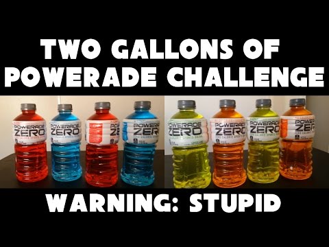 Powerade 2 Gallon Drinking Challenge Vs FreakEating *EXTREME - DO NOT ATTEMPT*