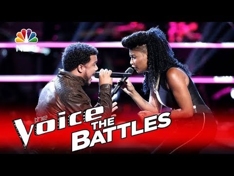 The Voice 2016 Battle - Courtney Harrell vs. Ethan Tucker- 'Gravity'