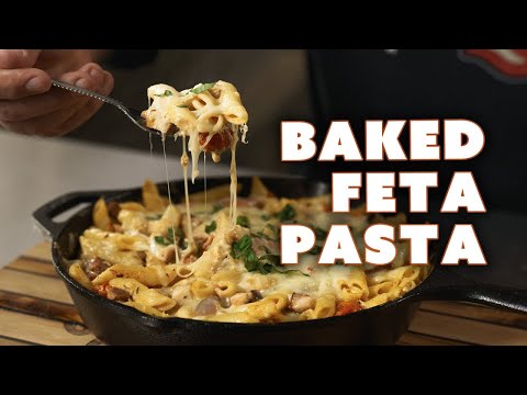 Baked Feta Pasta | TikTok Recipe Ft. Kosmos Q