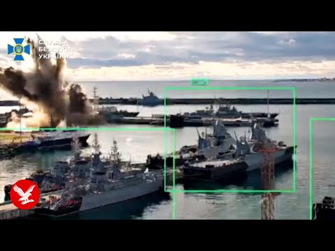 Ukraine strikes Russian submarine in unprecedented underwater drone attack