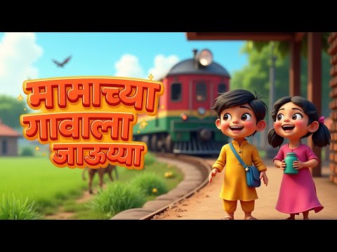 Mamachya Gavala Jauya | Zuk zuk Aagingadi Top Marathi Balgeet | Marathi Children Song
