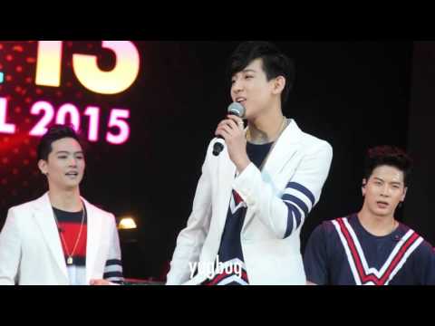 150502 GOT7 at KMF in LA – Happy Birthday BamBam.