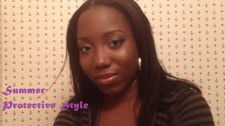 Summer Protective Style- Onyx Natural Essence Yaki Sew in