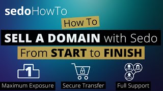 How To Sell A Domain at Sedo From Start to Finish "INTRO VIDEO"