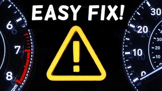 How to Fix & Reset Master Warning Light Stays On or Flashing | Triangle with Exclamation Light