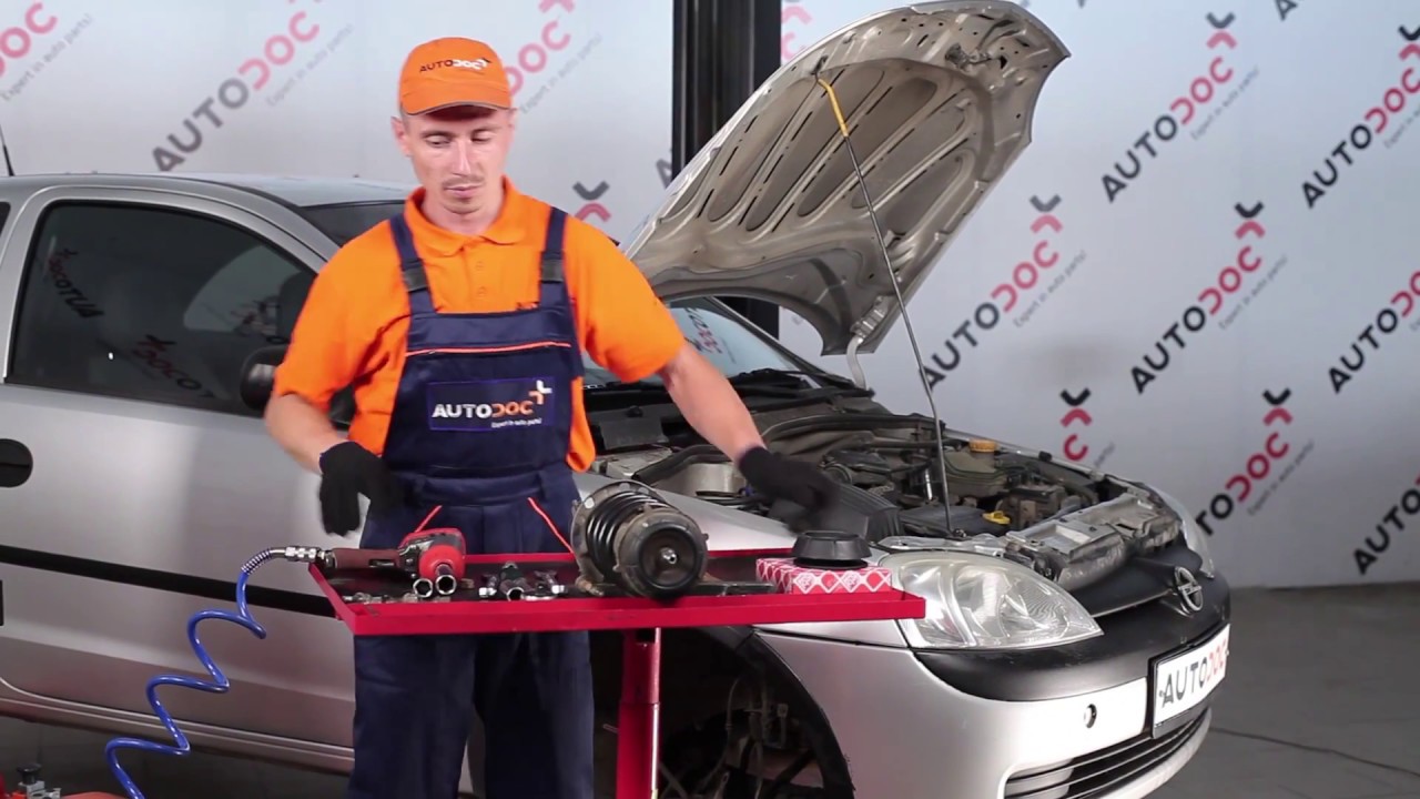 Cómo cambiar: copelas del amortiguador de la parte delantera - Opel Corsa C | Guía de sustitución
