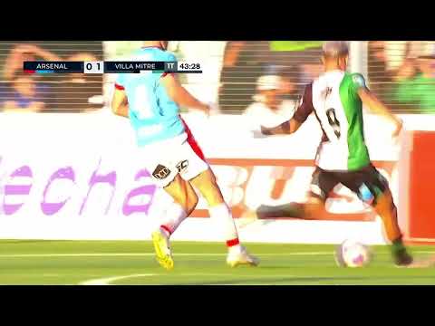 Gol de Gabriel Jara. Arsenal 0 - Villa Mitre 1. 32avos de Final. Undécima edición.