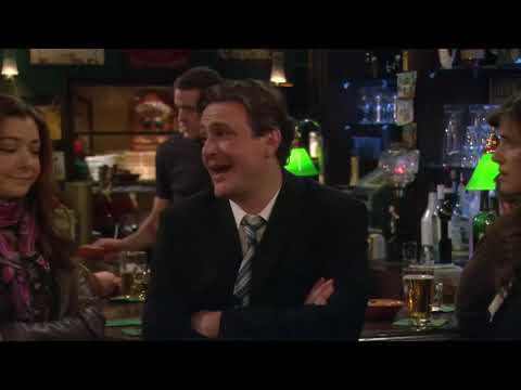 HIMYM- Lilly beats Jenkins for kissing Marshall