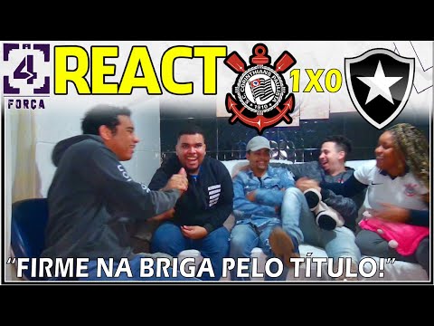 REACT CORINTHIANS 1X0 BOTAFOGO BRASILEIRÃO 2022