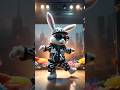 Rockstar Bunny Short Dancer Rockstar Funny Anime Rabbit Wildlife Bunny