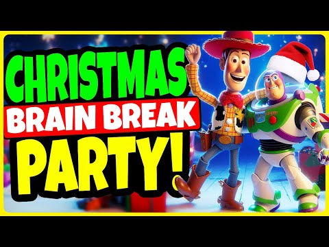 Christmas Brain Break Party 🎁 Andy's Coming Freeze Dance 🎁 Grinch Brain Break 🎁 Christmas Stomp