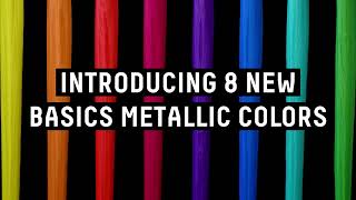 Introducing 8 NEW Liquitex Basics Metallics Colours