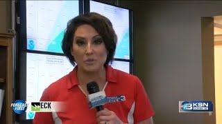 KSN Summer Road Trip: Lisa and Ronelle get ready to launch a weather balloon
