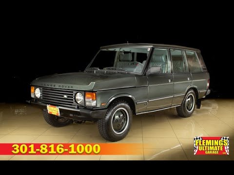 1987 Land Rover Range Rover (CC-1598440) for sale in Rockville, Maryland