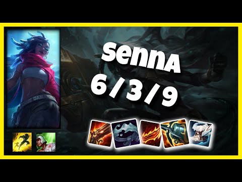 Senna Gameplay Challenger Replay S11 - 11.2 Bot Lane (6/3/9) - NA