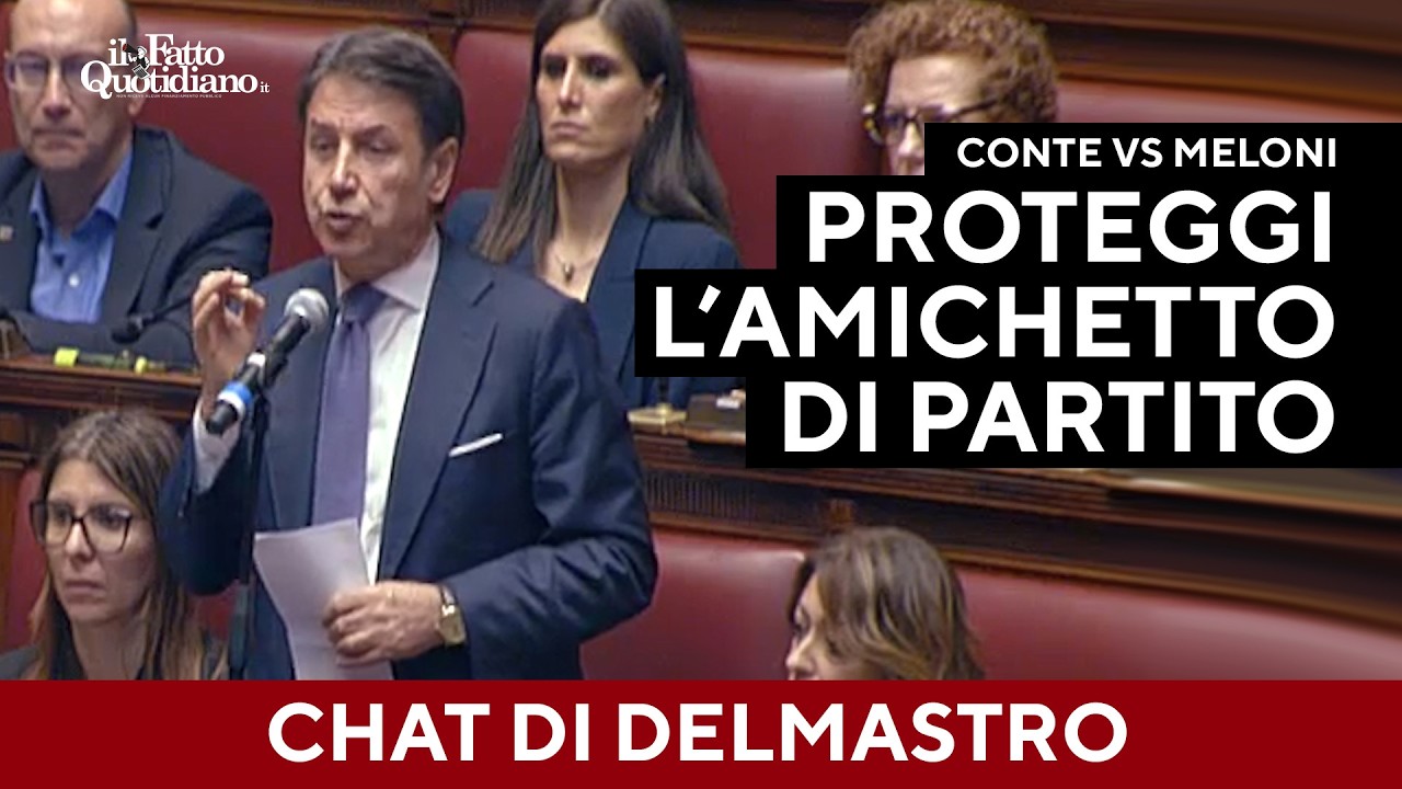 Conte vs Meloni: "Proteggi l'amichetto di partito, lontani anni luce dall'onore delle istituzioni"