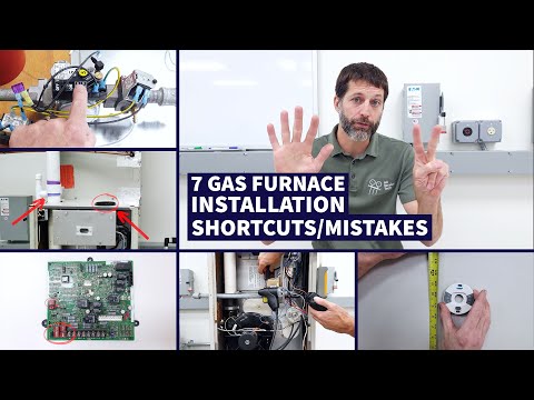 7 Gas Furnace Installation SHORTCUTS/MISTAKES That Lead to High Energy Costs, Low Efficiency!