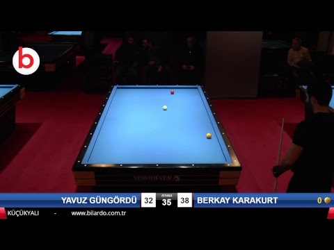 YAVUZ GÜNGÖRDÜ & BERKAY KARAKURT Bilardo Maçı - BİLARDO AKADEMİSİ - AÇILIŞ TURNUVASI-ÇEYREK FİNAL