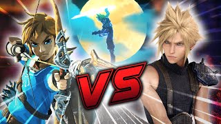 Link VS Cloud 3D FIGHT! (Final Fantasy VII Rebirth VS Zelda Tears of the Kingdom) | DEATH BATTLE!