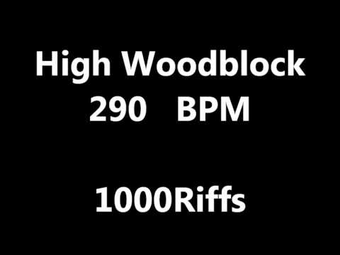 High Woodblock Metronome : 290 BPM - Beats Per Minute