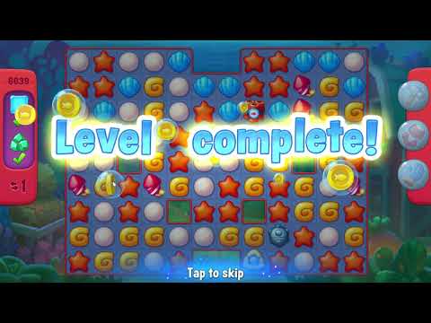 Fishdom 6639 Hard Level - 14 moves - NO BooSTERS