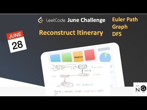 reconstruct itinerary | reconstruct itinerary leetcode | euler path | leetcode 332