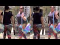 Uff Zareen Khan Hot Bollywood Actress Flaunts Her Huge Boombastic Figure As She Spotted At Gym