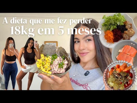 Everything I eat in 1 week - The diet that made me lose 18kg in 5 months.