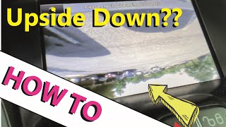 How to Easily Fix Upside Down Backup Camera Display: HOW TO ESCAPE