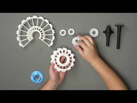 QPL Jet Engine Model Assembly Instructions #3dprinting #education #engineering #qpl #tutorial
