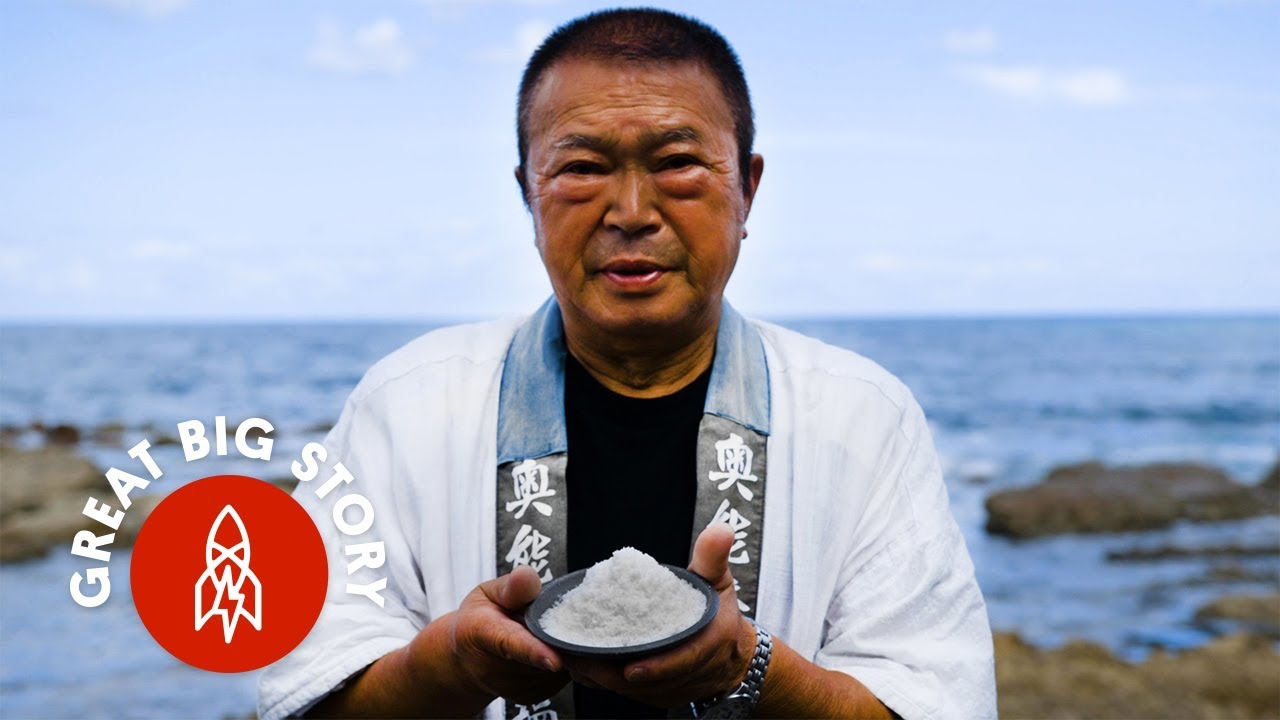 The Japanese Technique for Harvesting Sea Salt by Hand