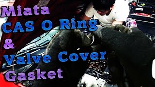 How to change Miata CAS O ring and Valve Cover Gasket