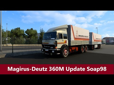 ETS2 (1.46). Paris 121 Map. Magirus-Deutz 360M Tandem. Saint-Denis - Ternes.