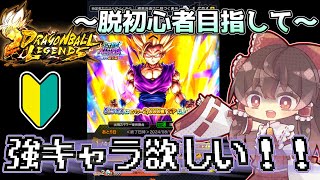 【脱初心者編】強いキャラが欲しい！全て突っ込んでガシャが回したいのです！《ドラゴンボールレジェンズ≫【DRAGONBALL LEGENDS】