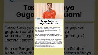 Mengejutkan! Tasya Farasya Ajukan Gugatan Cerai terhadap Suaminya, Ahmad Assegaf