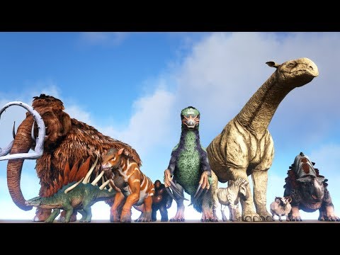 ALL HERBIVORES BATTLE ROYALE (Free For All) | ARK: Survival Evolved | Cantex