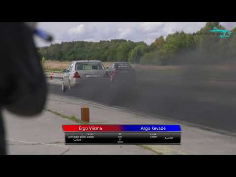 Ergo Viisma - Mercedes-Benz vs Argo Kevade - Audi 80. Dragrace@EDRAfinals2019