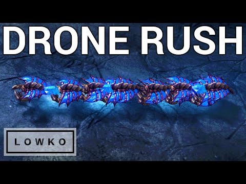 StarCraft 2: Disgusting Zerg Rush!