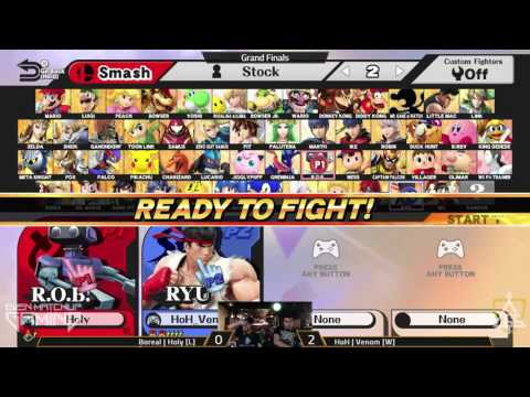 SOT Monthly #2 - Boreal | Holy (ROB) vs HoH | Venom (Ryu) - SSB4 Grand Finals