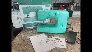 Winding and Loading Bobbin on Janome 311 Arctic Crystal