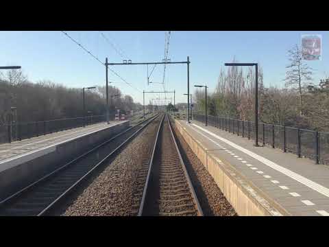 Riding with the train driver from Haarlem to The Hague