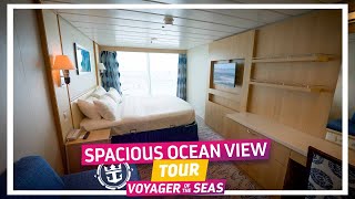 Voyager of the Seas | The Owners Suite Spacious Panoramic Ocean View Walkthrough Tour & Review.