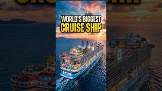 The World’s Biggest Cruise Ship is Insane! 🌍#shorts
